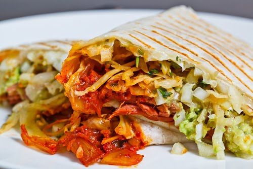 Lamb Kimchi Burrito